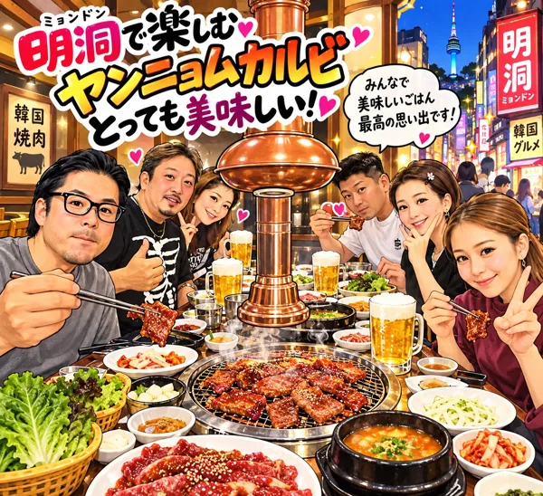 明洞のヤンニョムカルビ